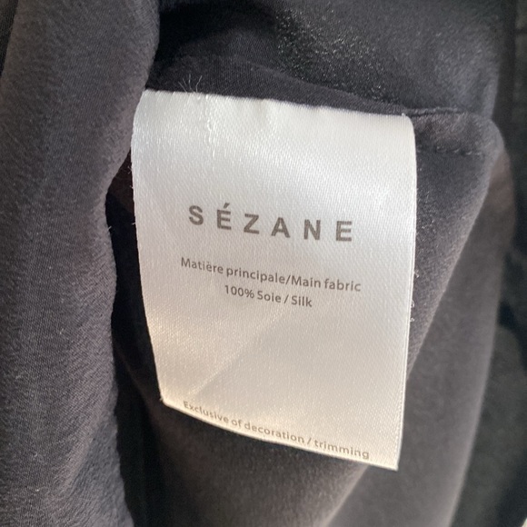 Sezane Paloma Silk Top SZ 36 US4 - Picture 5 of 6